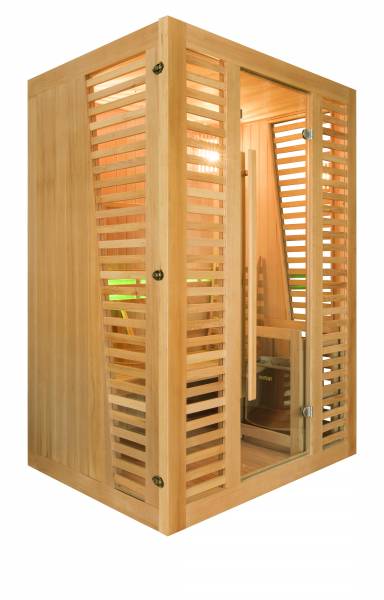 Exposant sauna présent sur la foire de Gap 2024