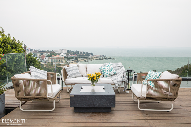 Brasero bol modèle Manhattan Compact design table chauffante à Manosque 04