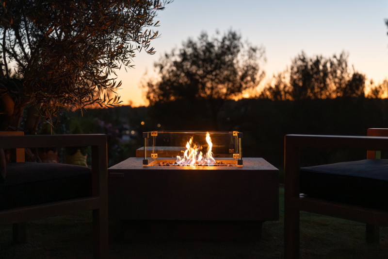 Brasero bol modèle Manhattan Compact design table chauffante à Manosque 04