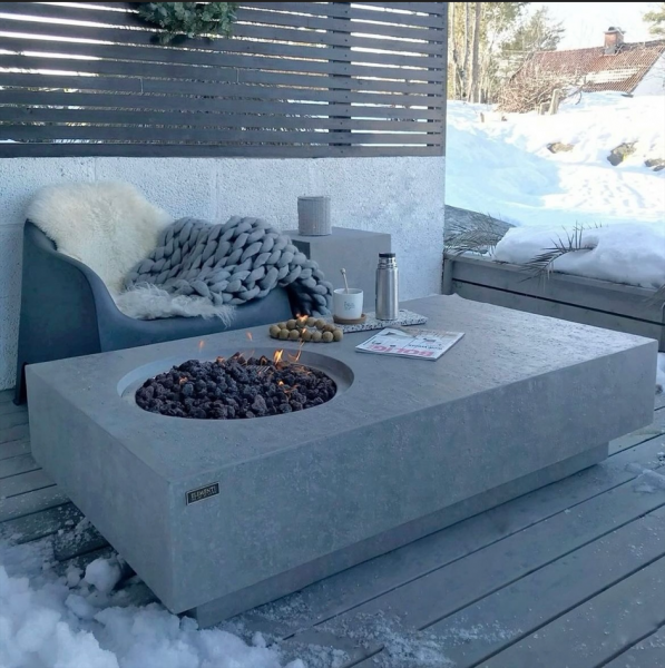 Table basse Brasero modèle Metropolis idéale avec sa plage disponible XXL à Forcalquier 04