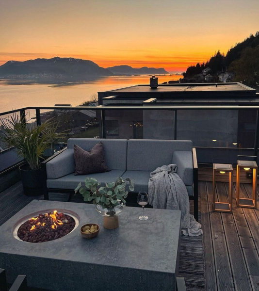 Table basse Brasero modèle Metropolis idéale avec sa plage disponible XXL à Forcalquier 04