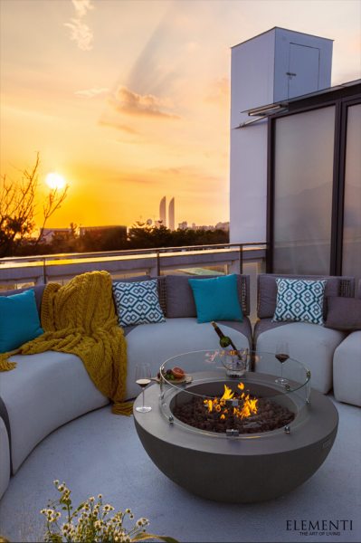 Brasero bol modèle Lunar Bowl design compact professionnel à Digne-les-Bains 04