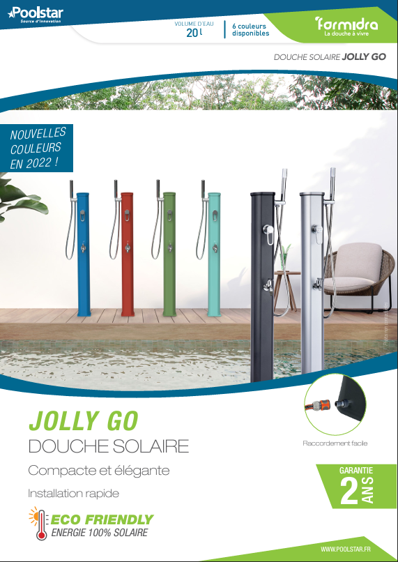 Douche Solaire Joly Go Compact, écologique économique à Manosque 04