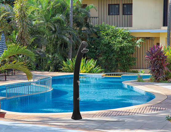 Douche solaire Happy 4x4 design écologique économique coloré à Manosque 04