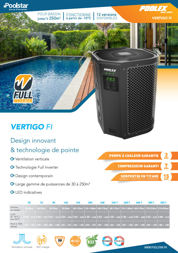 Pompe à chaleur Modèle Vertigo FI Full inverter connecté économique à Manosque 04