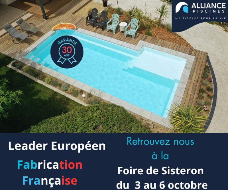 Piscine Foire de Sisteron : Retrouvez nous à la foire de Sisteron du 3 au 6 octobre 2024