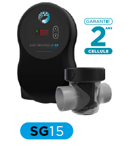 Electrolyseur pour piscine au sel autonome Sg 70 Pool Technologie passer sa piscine au sel facilement à Alliance Piscine Manosque