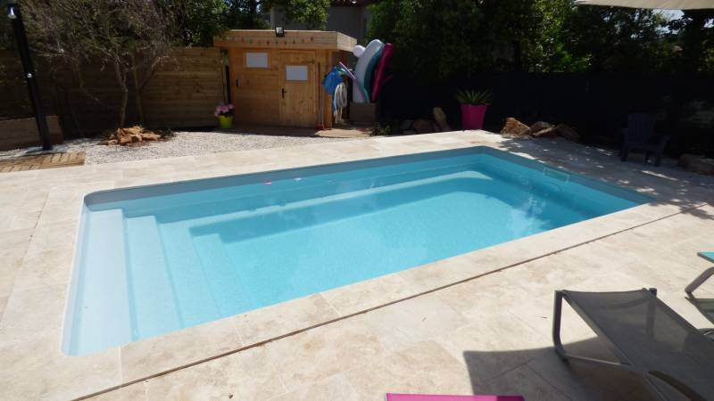 Piscine coque polyester Cobalt 6 mètres sur Manosque par Alliance Piscine Manosque dans le 04