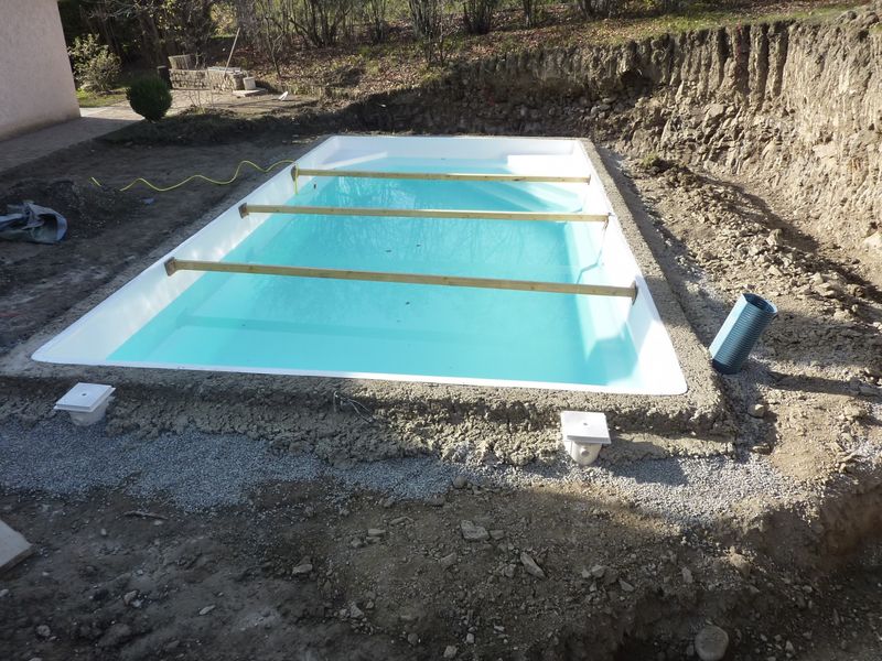 Remplissage de la piscine