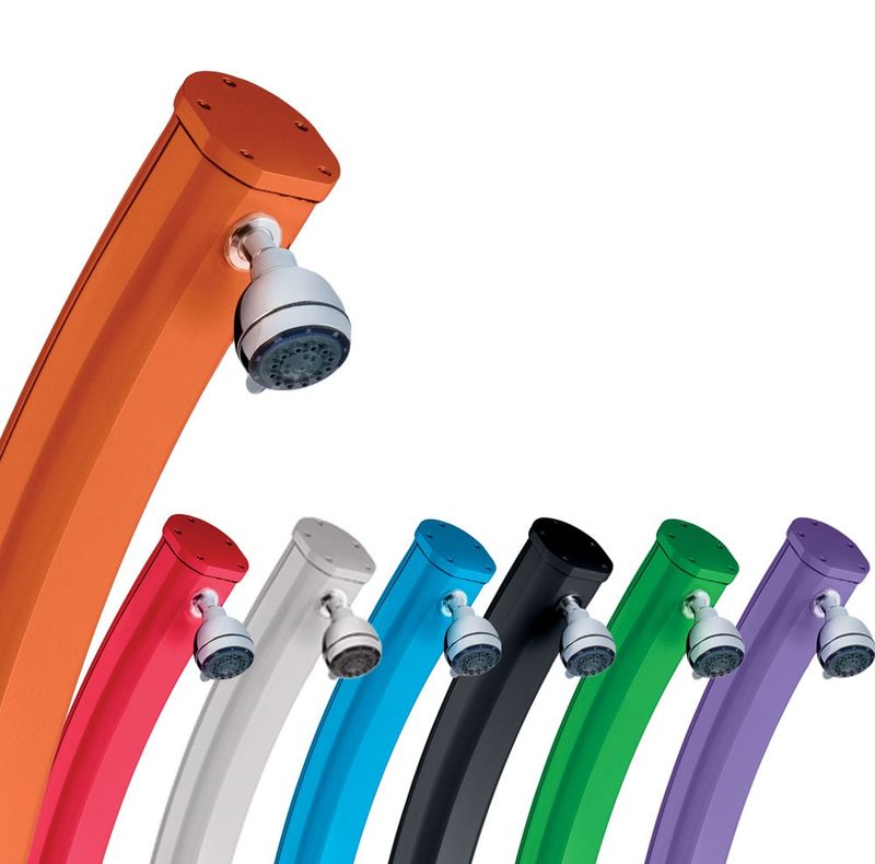 douche solaire alu à Forcalquier 04